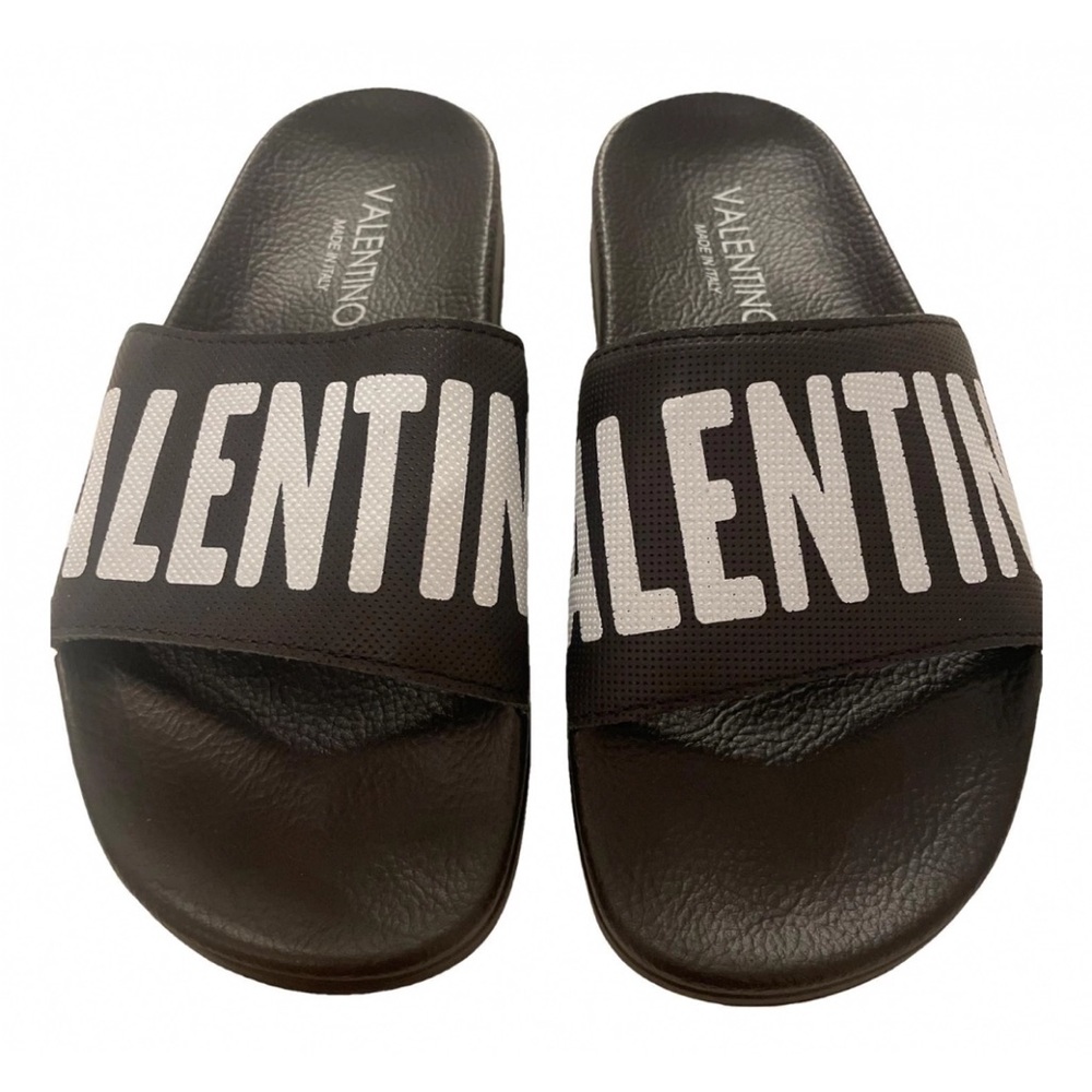 Valentino flat pool slides sandals